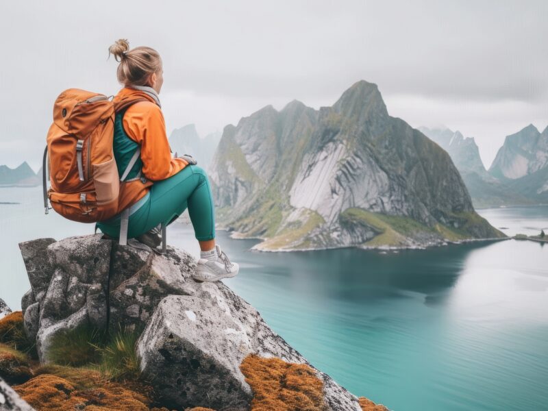 Wanderurlaub mit Backpack in Norwegen